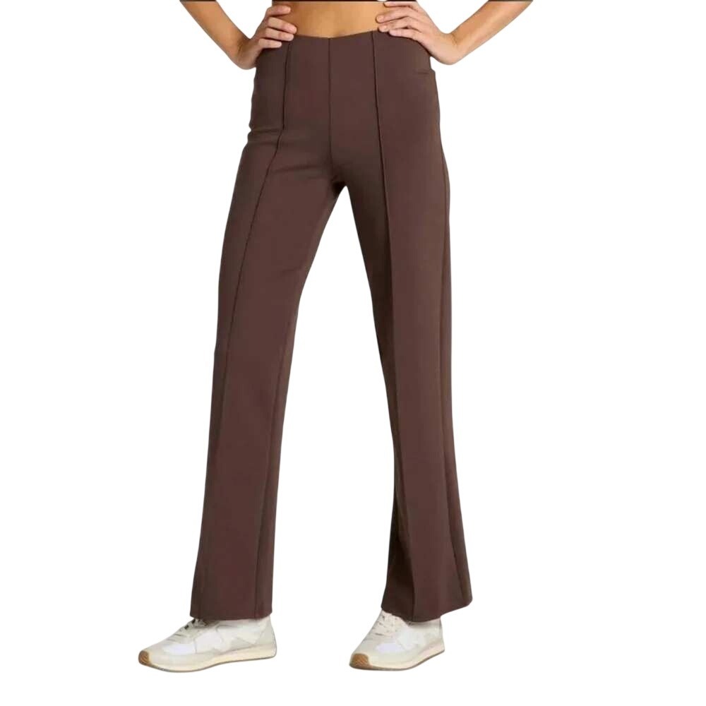 All in Motion Women's Brown High Rise Straight Leg Tight Fit Pants Size XXL